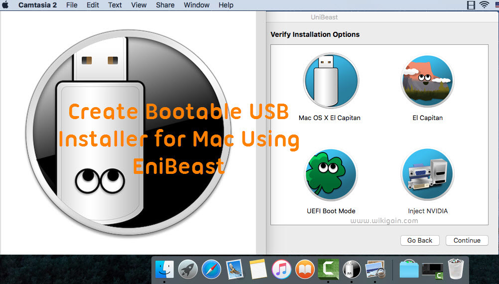 create bootable usb windows for mac os x